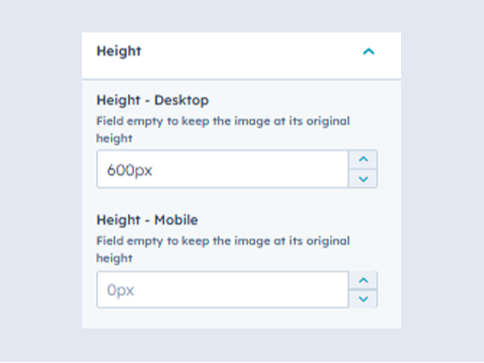 Height Customization
