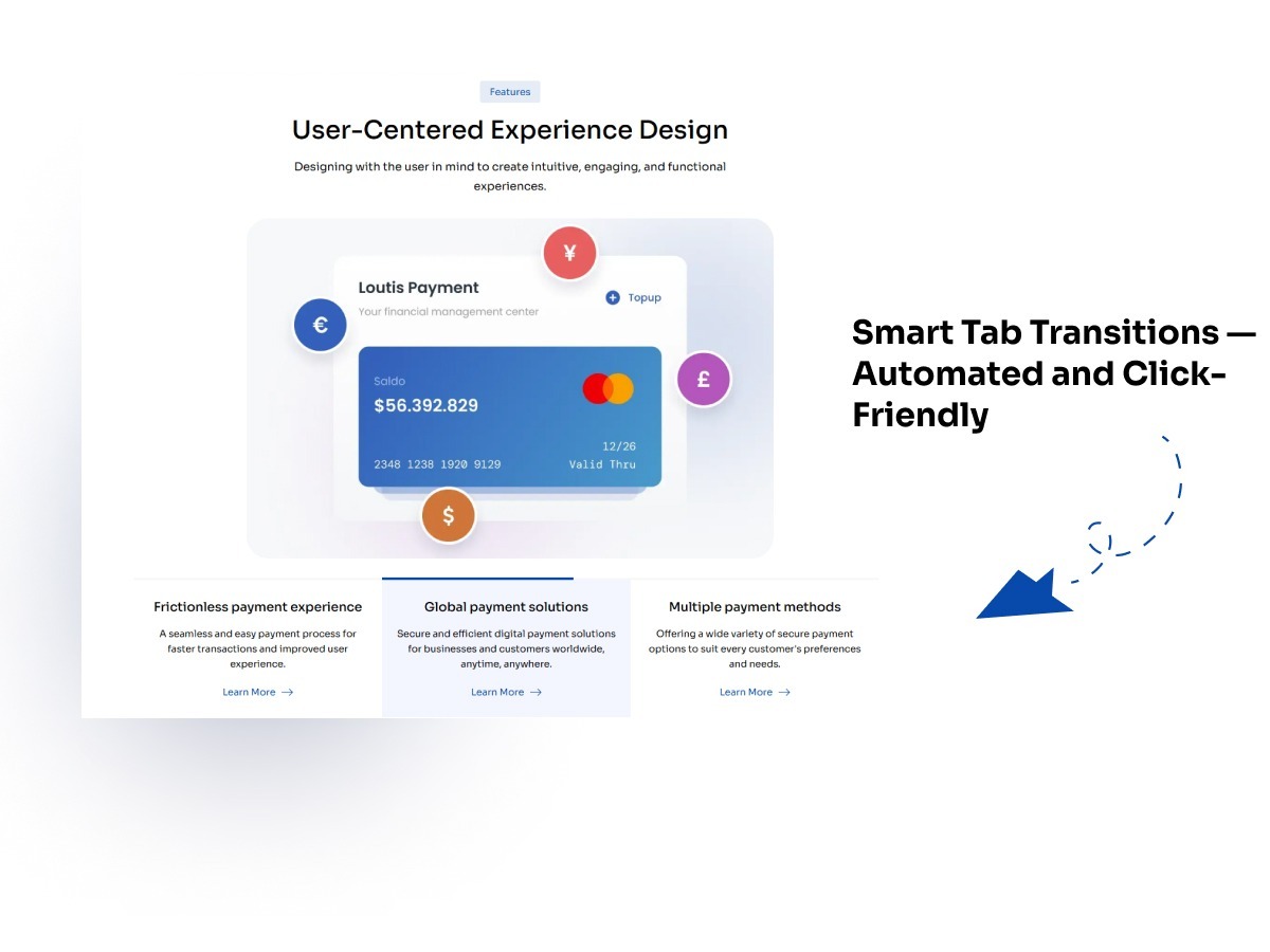 Auto Tab Switch with Manual Click Control