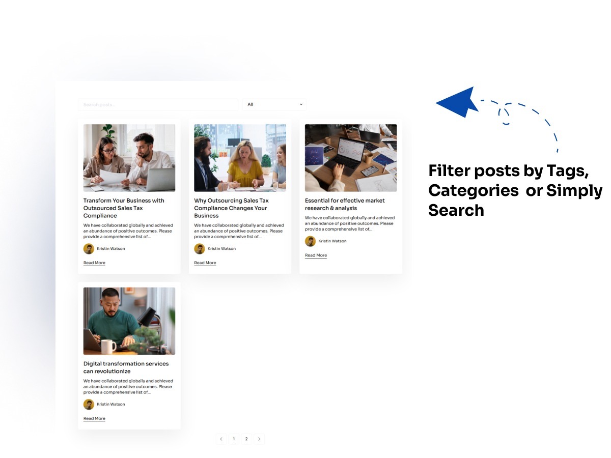 Easy Post Filtering and Search