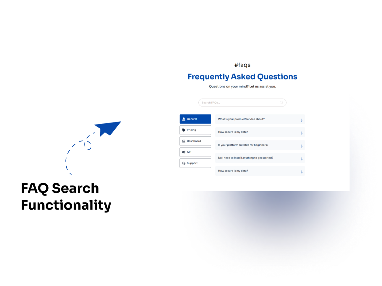 Quickly Find Questions with Search Functionality