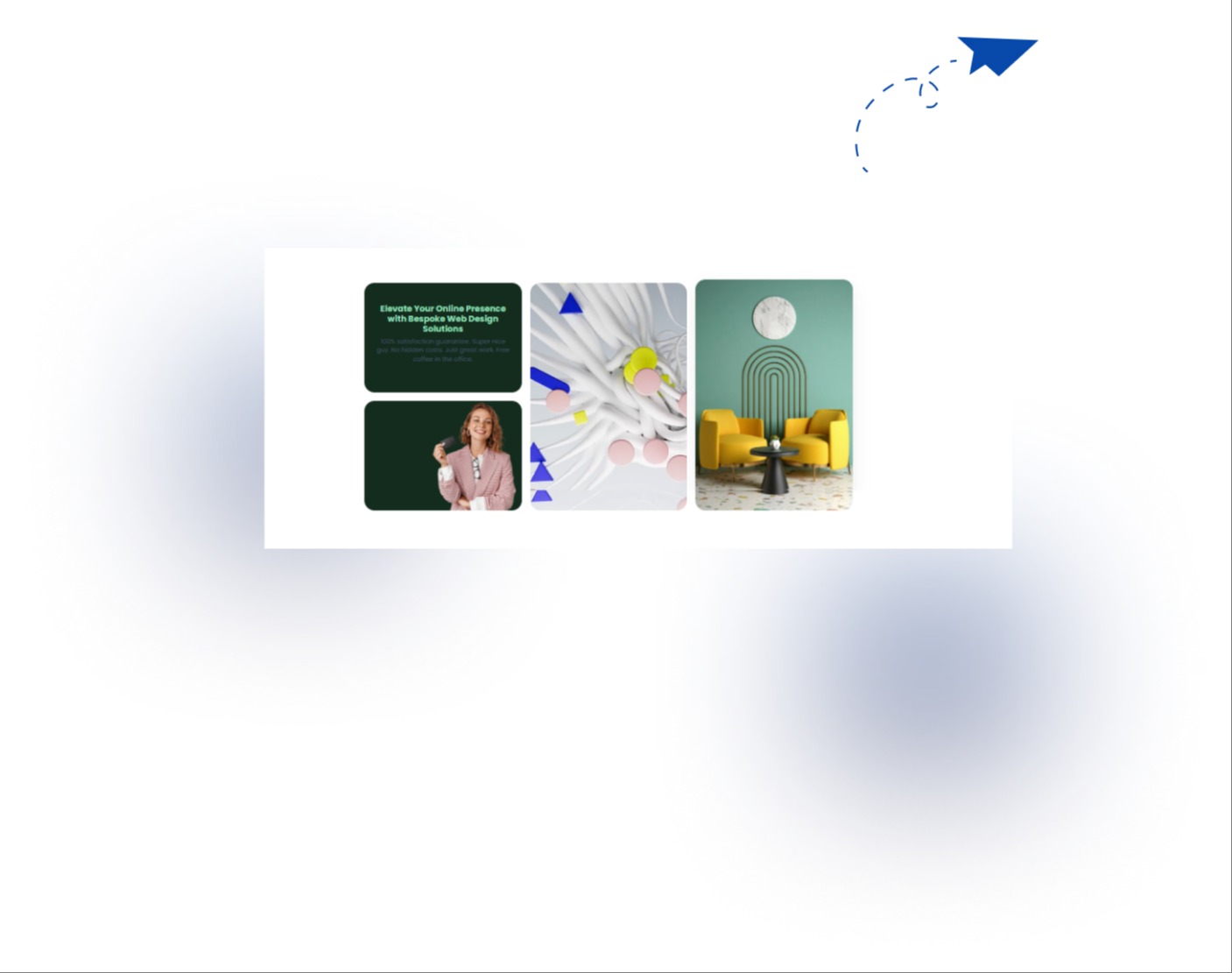 Modern Bento Grid with Balanced Layout and Flexible Card Sizes