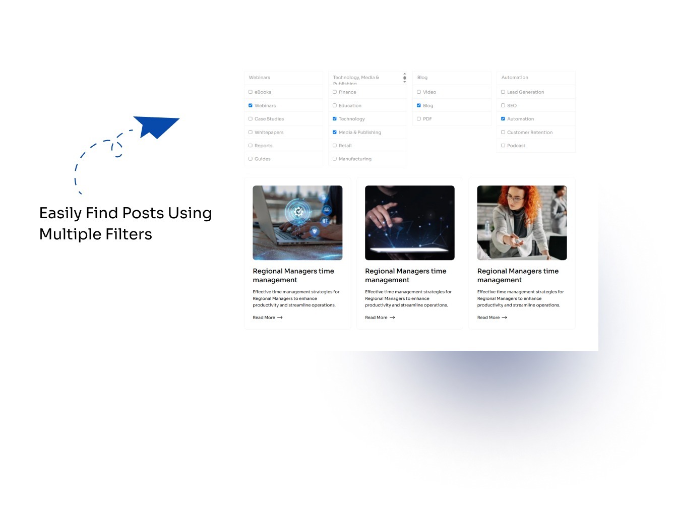 Use Multiple Filters to View Posts
