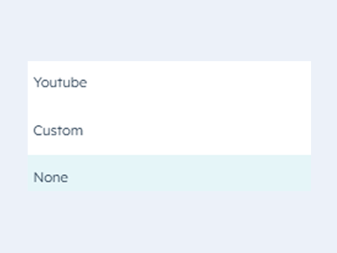 Display YouTube, custom, or none videos seamlessly