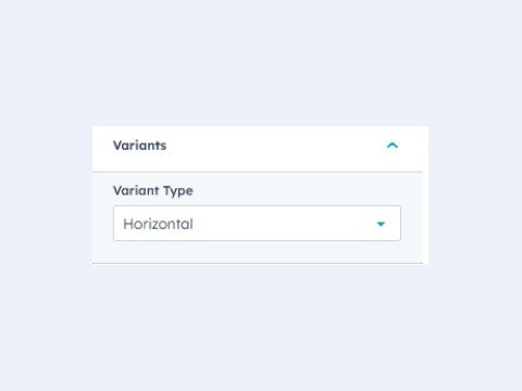 Tab Variants Options