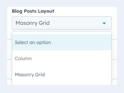 Blog Post Layout Options