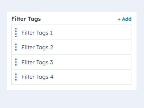 Showcase Multiple Tags as Interactive Filter Tabs