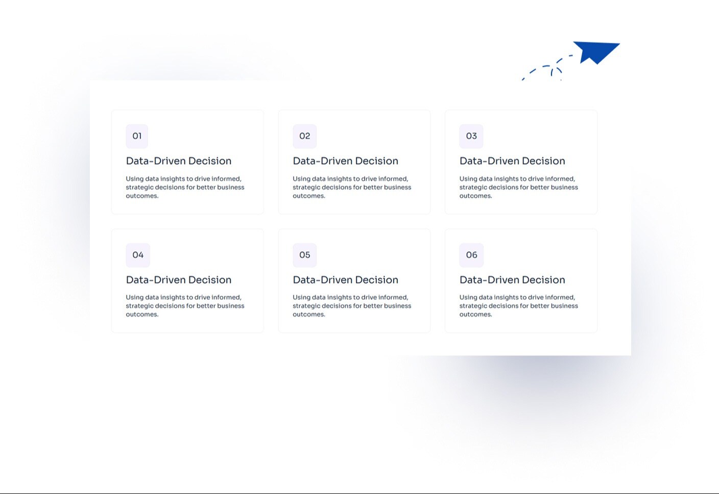 Customize your card with a smooth, rounded border for a stylish finish.
