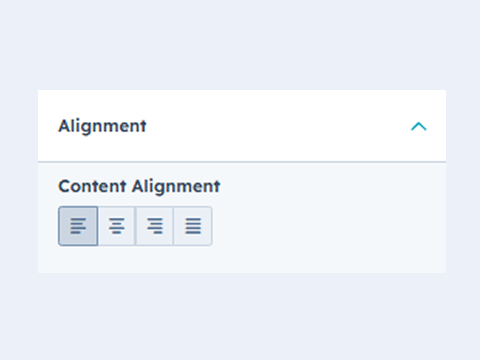 Alignment Options