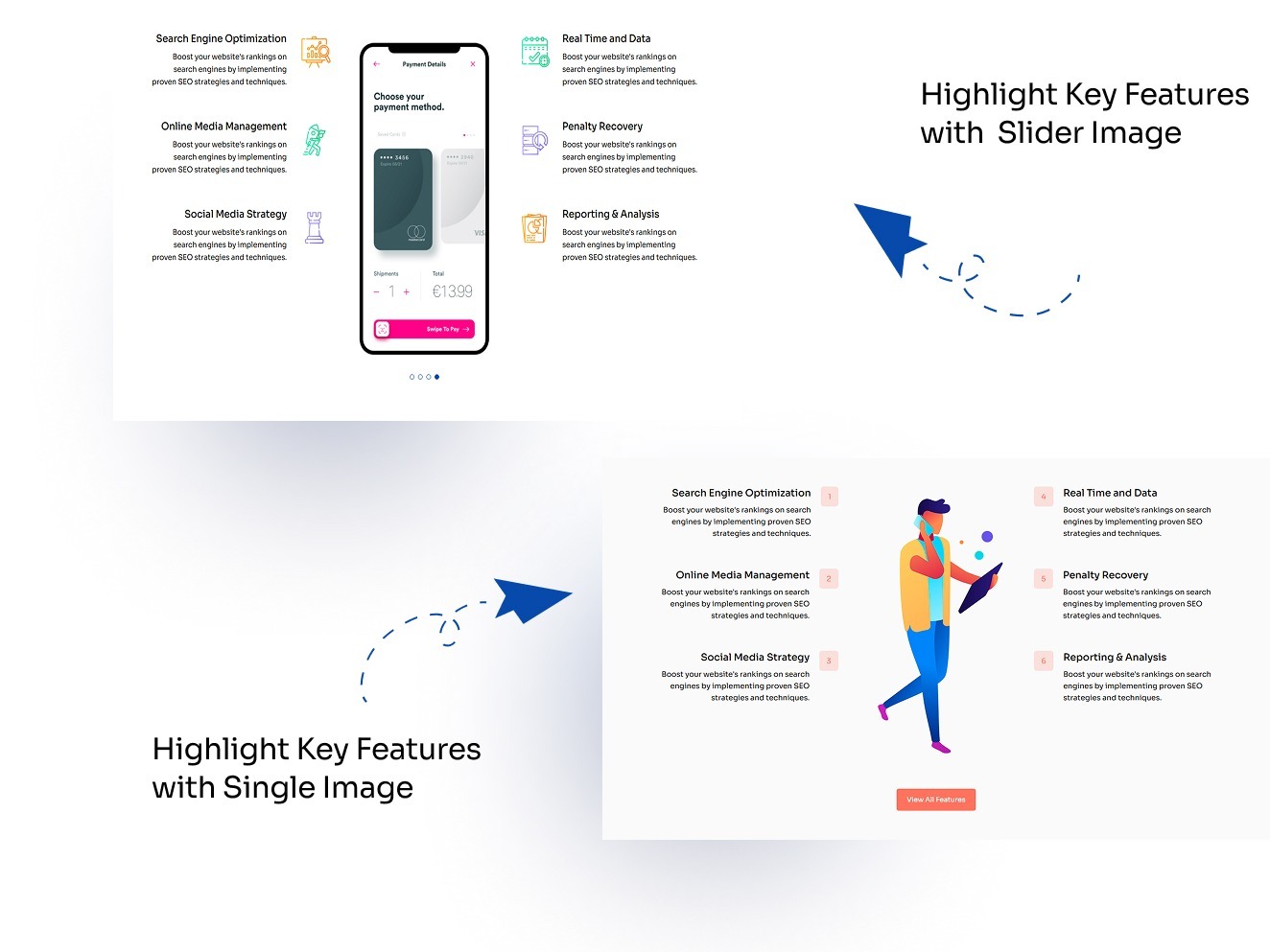 Display as a Slider or a Single Image