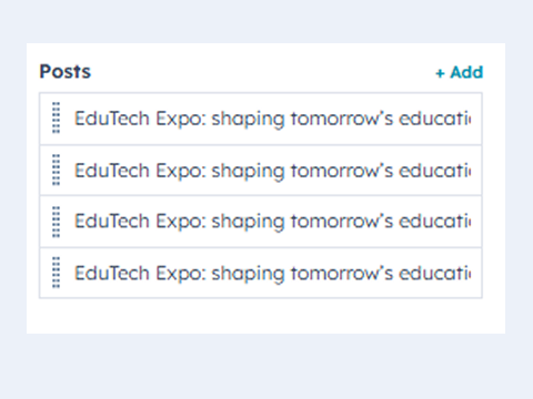 Add Multiple Event Posts