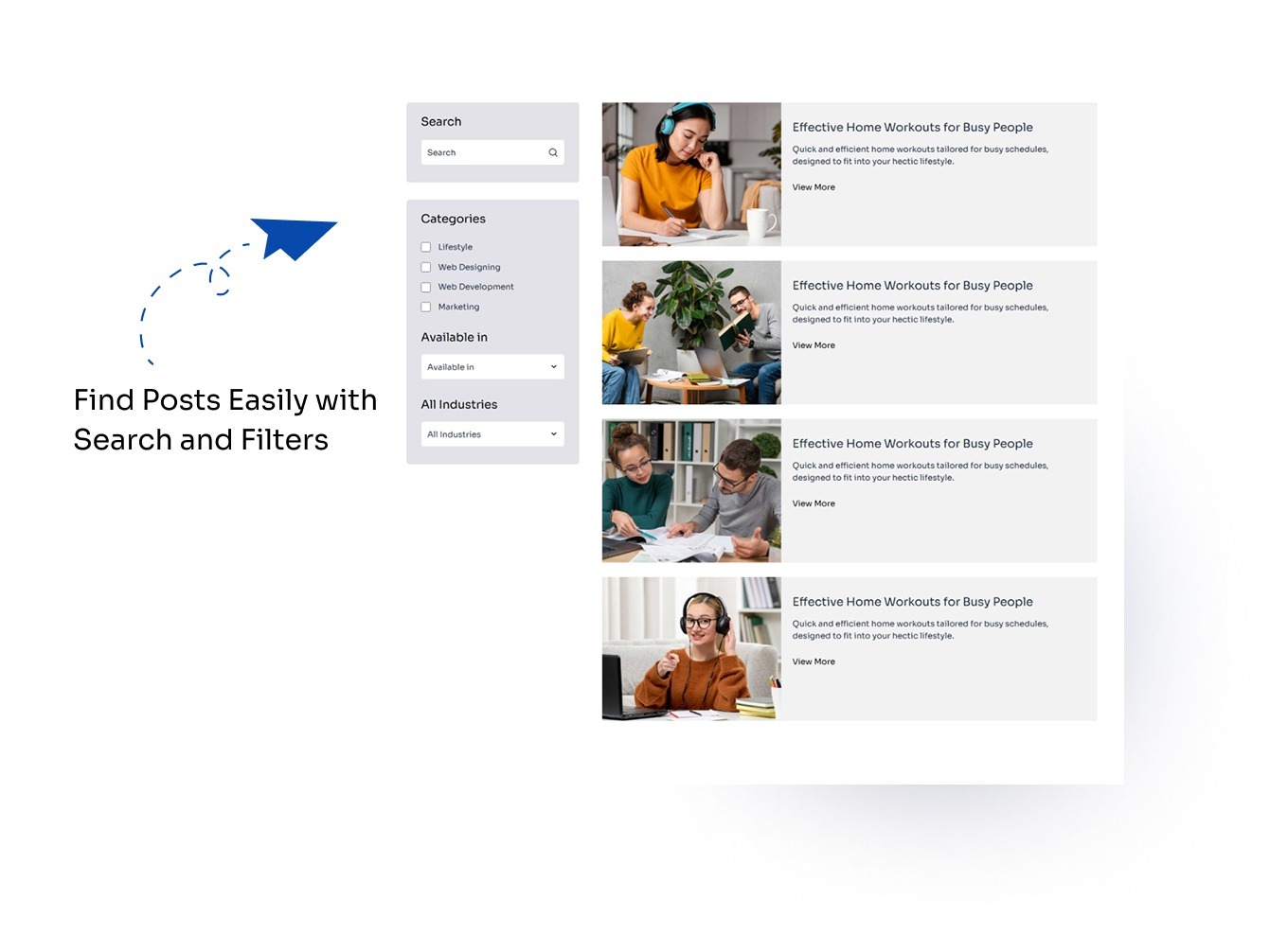 Search or Filter to Explore Posts