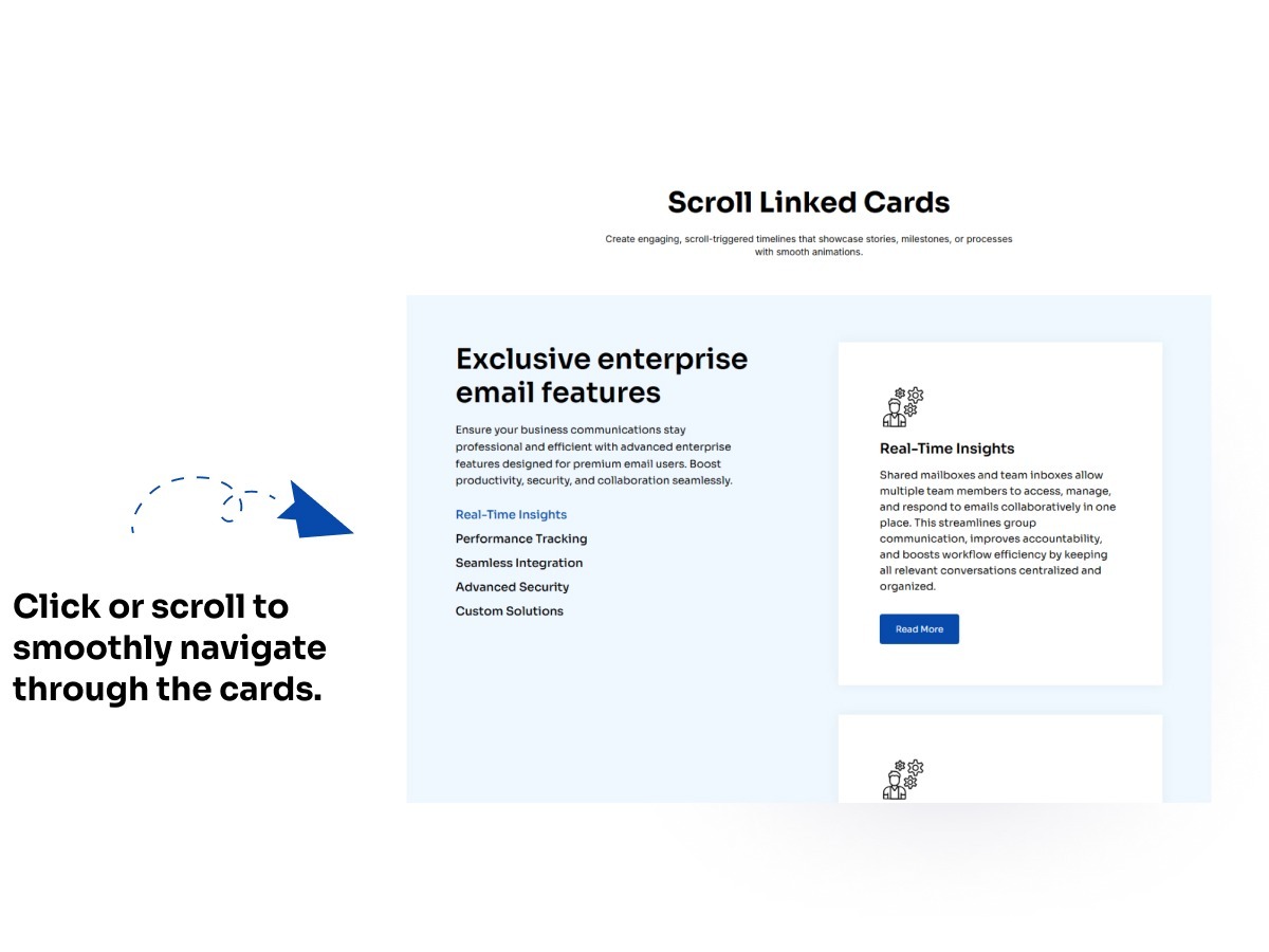 Navigate with Click or Scroll