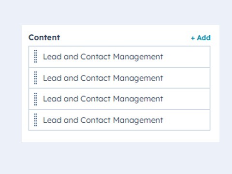 Add Multiple Content Sections with Images