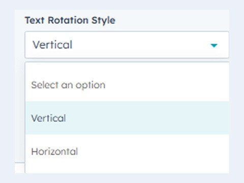 Adjustable Text Direction (Horizontal or Vertical)